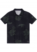 CAMISETA HANGAR POLO PENTEADA TROPICAL - MASCULINA