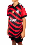 CONJUNTO GINGA FLAMENGO 3 UNIFORME - INFANTIL