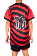 CONJUNTO GINGA FLAMENGO 3 UNIFORME - INFANTIL