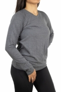 CAMISETA NATURAL ISLAND MANGA LONGA VISCOSE - FEMININA
