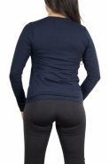 CAMISETA NATURAL ISLAND MANGA LONGA VISCOSE - FEMININA